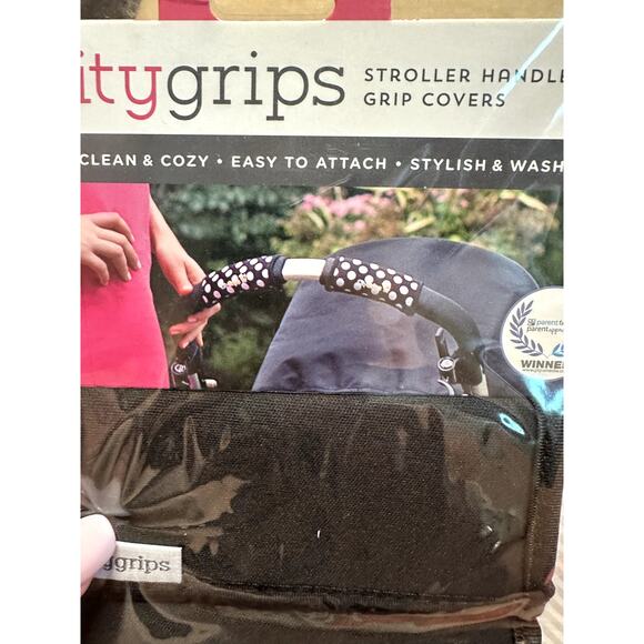 Bulk Bundle of 3 City Grips Choopie Stroller Handlebar Grip Covers Black - Picture 6 of 6